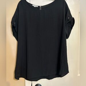 Maurice’s black short sleeve top women’s size XL